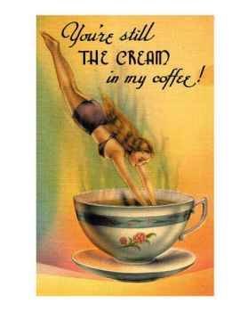 сливки в кофе, постер \ poster Cream in my Coffee