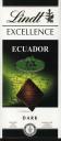 Lindt / excellence / Ecuador / Черный шоколад с какао из Эквадора