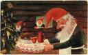 Санта Клаус, Норвегия / старинная открытка