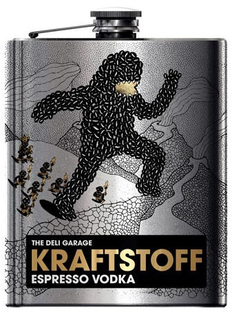 Водка со вкусом кофе эспрессо KRAFTSTOFF