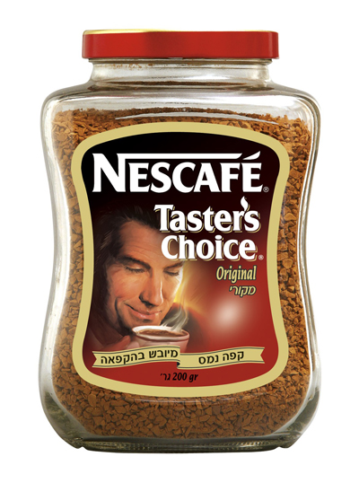 Фотография на банке кофе Nescafe