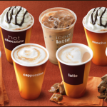 Все кофейные напитки в mccafe Макдональдс