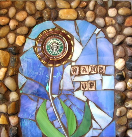 Мозаика на тему кофе