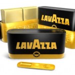 Золотая оловянная упаковка для кофе Lavazza 